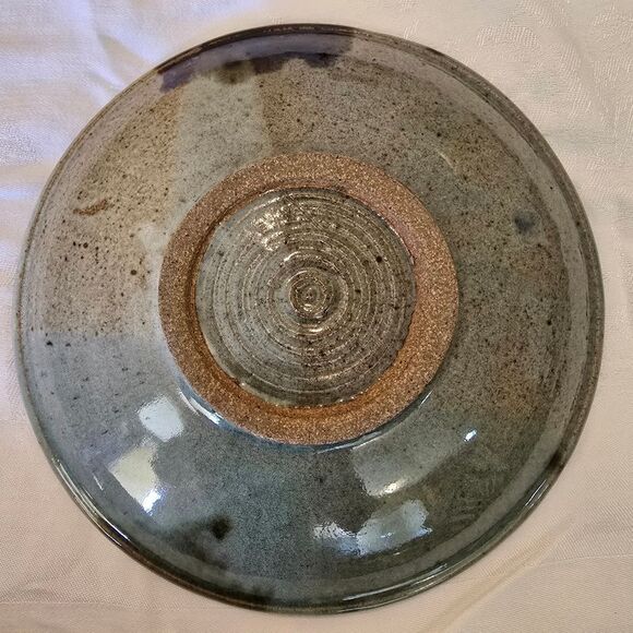 Studio Art Pottery Stoneware Plate 9.5" Glazed Art Handmade - Picture 4 of 7